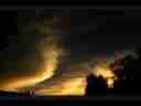 Catalog#:V02577 License:$50.00, Format:720x480 Indeo 4.5/5.1 (.AVI) at 30fps, Length:15 sec. Stringy stratus backlit at sunset timelapse