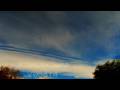 Catalog#:V03414HD License:$40.00, Format:1920x1080p Indeo 4.5/5.1 (.AVI) at 30fps, Length:11 sec. hi Clouds passing in deep blue sky time lapse