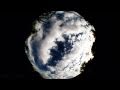 Catalog#:V08617 License:$206.00, Format:1920x1080 Motion JPEG(.AVI) at 30fps, Length: approx.98 sec. Nice long .20x fish-eye lens Cirro-cumulus clouds timelapse