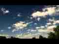 Catalog#:V09649 License:$182.00, Format:1920x1080 Motion JPEG(.AVI) at 30fps, Length: approx.86 sec. Long-run timelapse light cumulus form and drift by (continued)