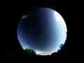 Catalog#:V10475 License:$66.00, Format:1920x1080 Motion JPEG(.AVI) at 30fps, Length: approx.17 sec. Short fisheye cirrus fade to blue sky overhead timelapse