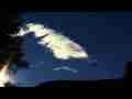 Catalog#:V10861a License:$64.00, Format:1920x1080 Motion JPEG(.AVI) at 30fps, Length: approx.11 sec. iridescent cirrus cloud series forming wide view 4x timelapse